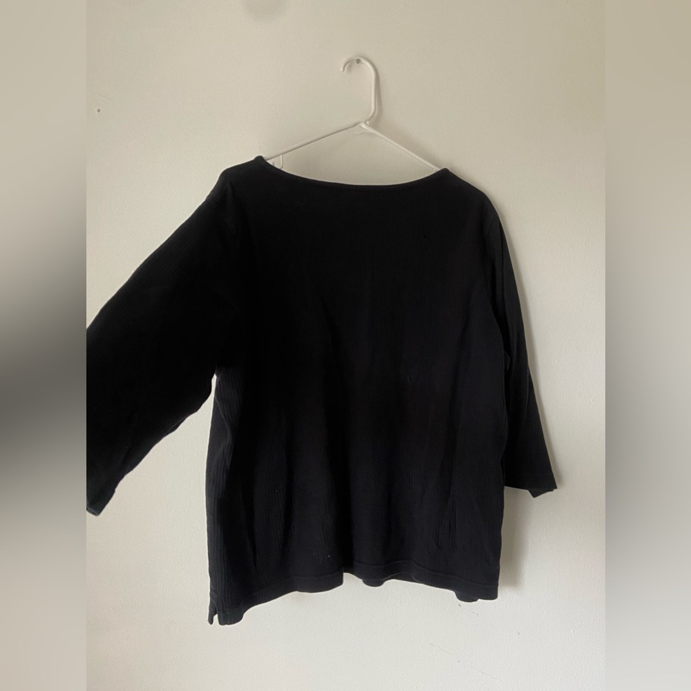 Classic Elements Woman Knitted 3/4 Sleeve Top 16/18W - Picture 10 of 10